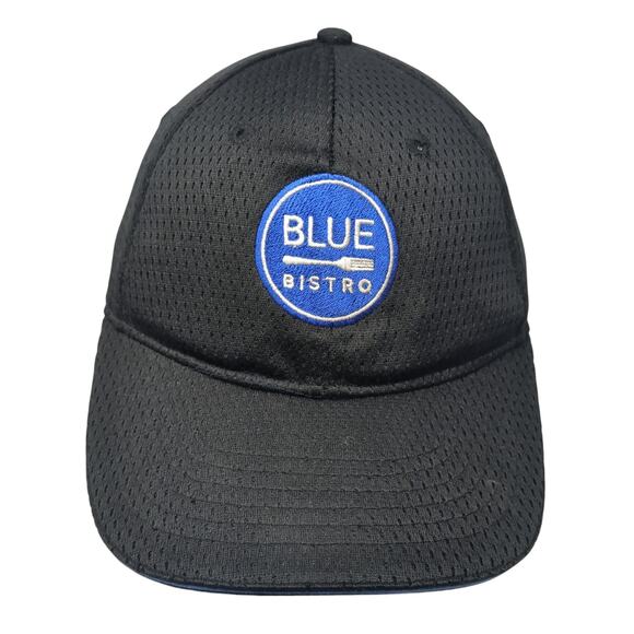 Blue Bistro Slideback Baseball Cap Black OS Adjustable Embroidered Chef Works - Picture 1 of 11